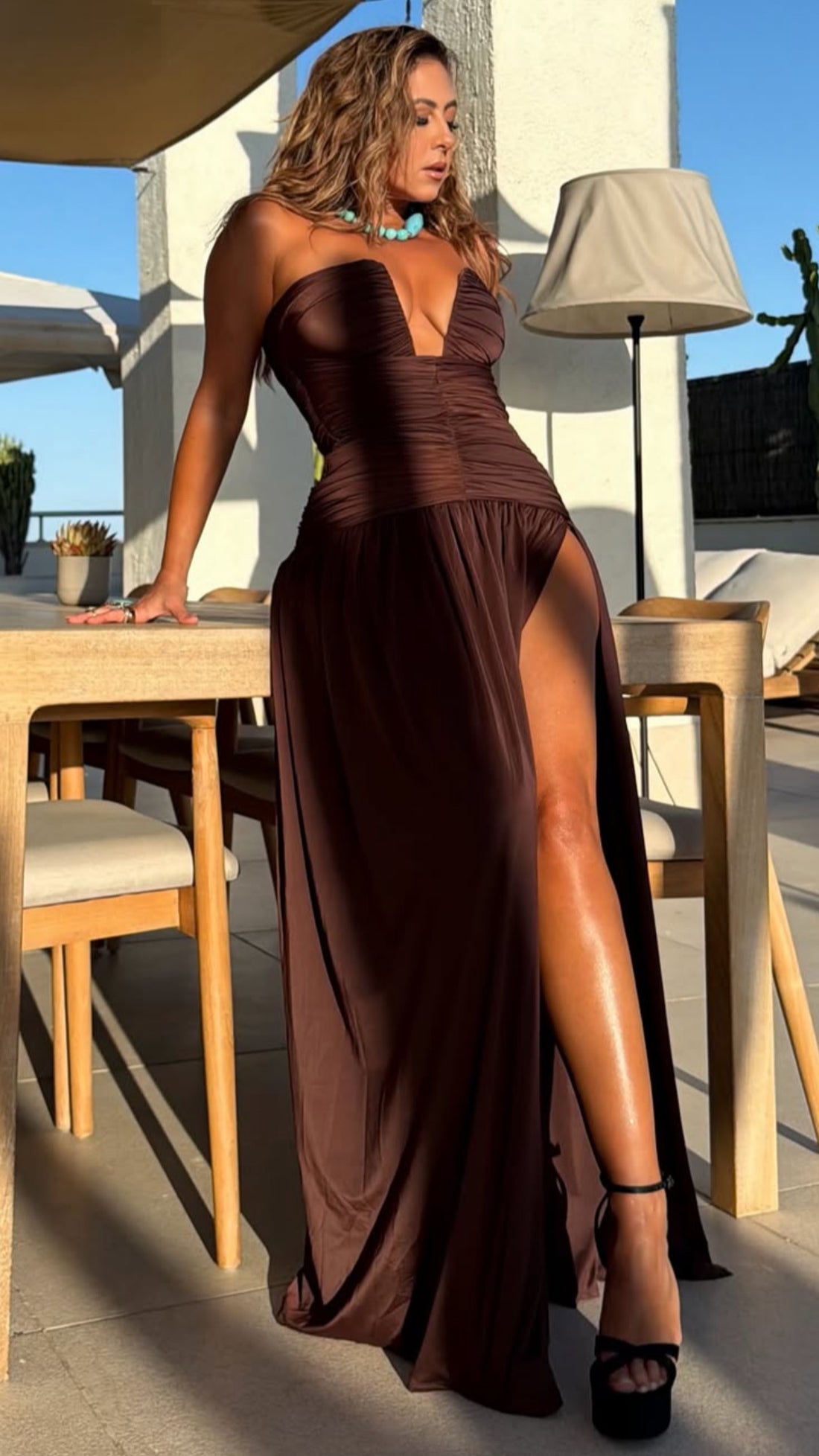 Brown Dress