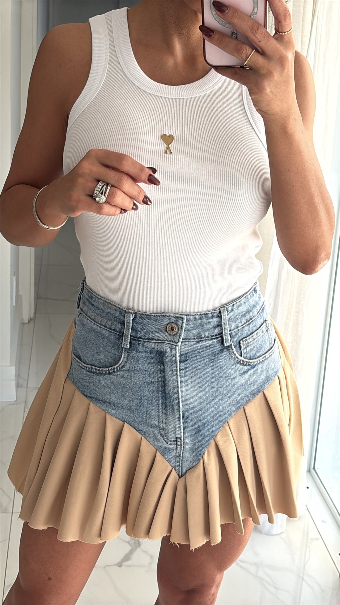 Bamboo Skirt Shorts