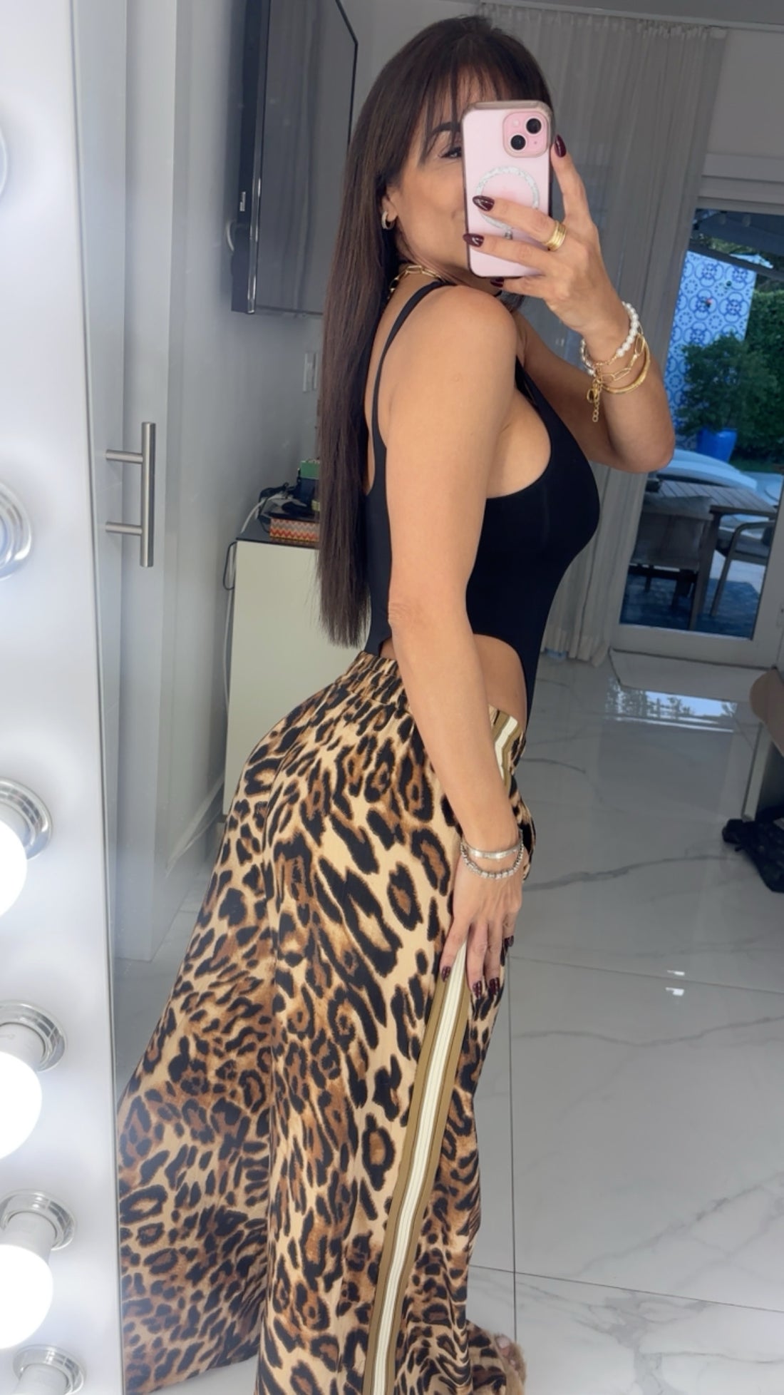 Animal Print Pants
