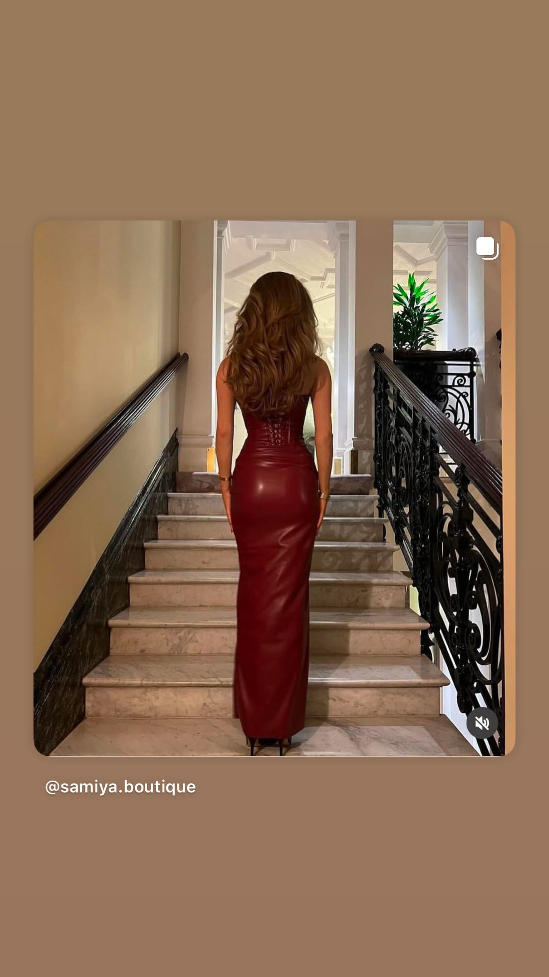 Burgundy Dress
