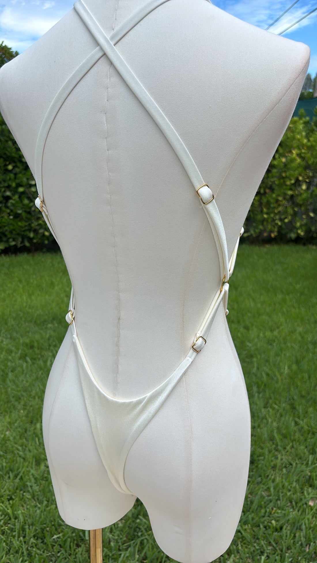 Off White Swimsuit