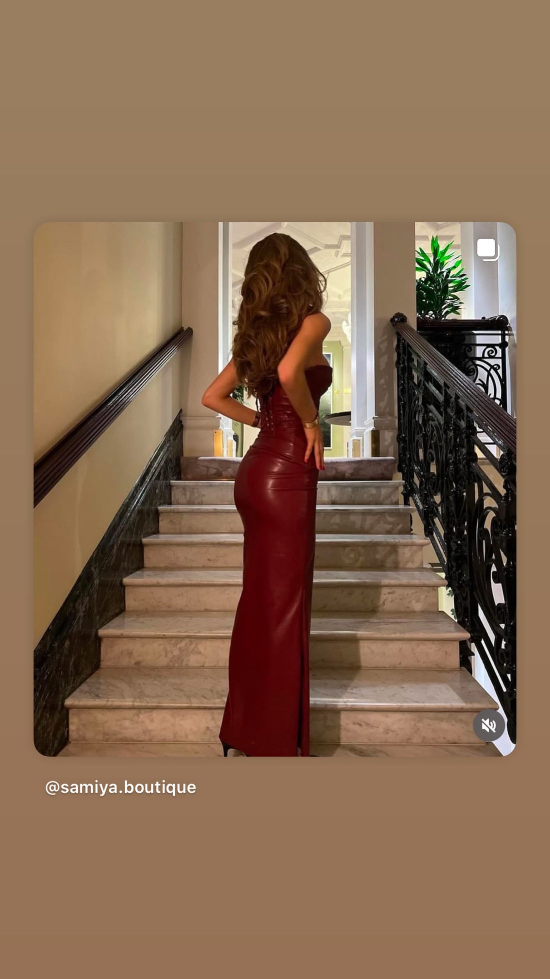 Burgundy Dress