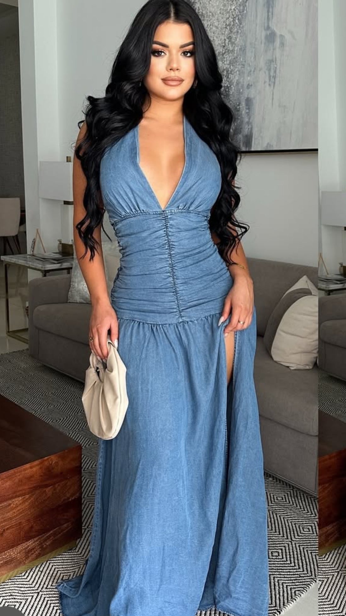 Clarisa Jeans Dress