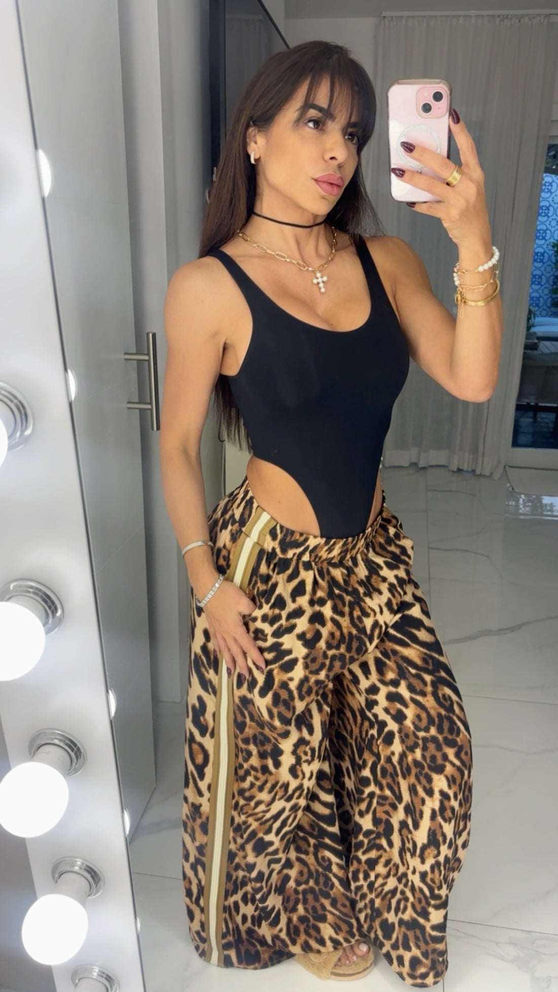 Animal Print Pants