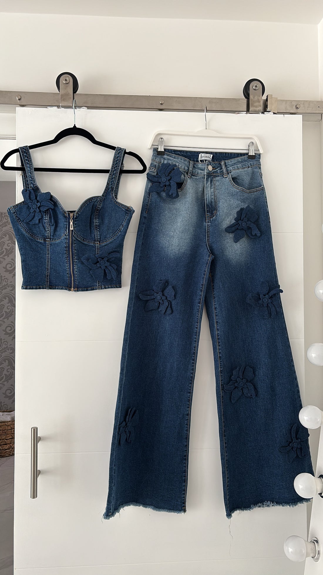 Jeans Flower Set