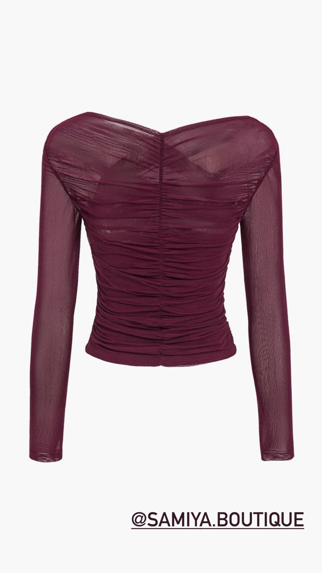 Burgundy Top