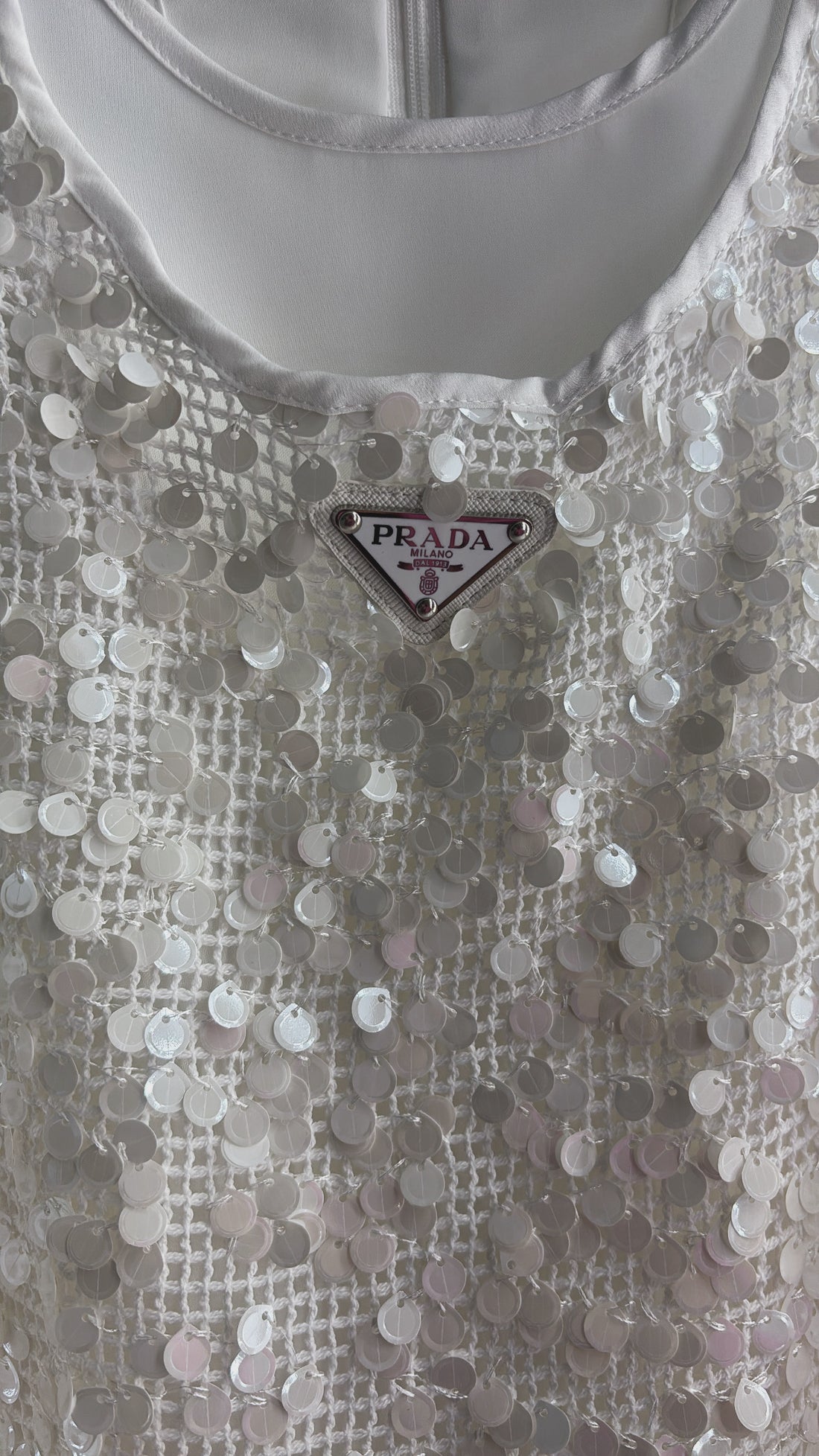 White Prada Dress