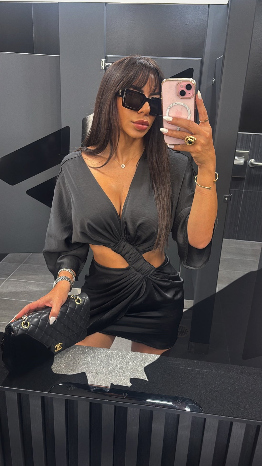 Satiny Dress
