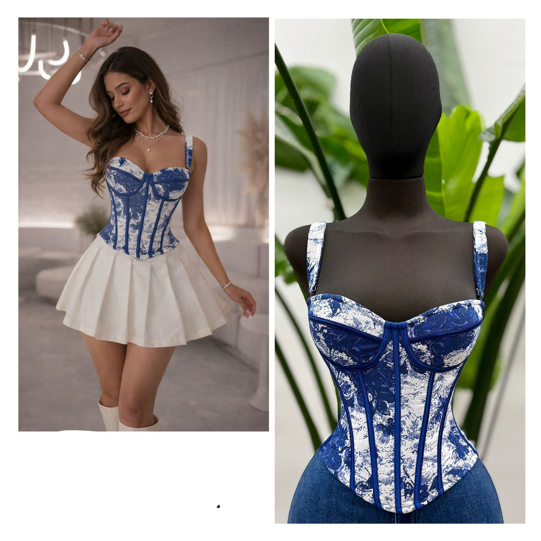 Blue Corset