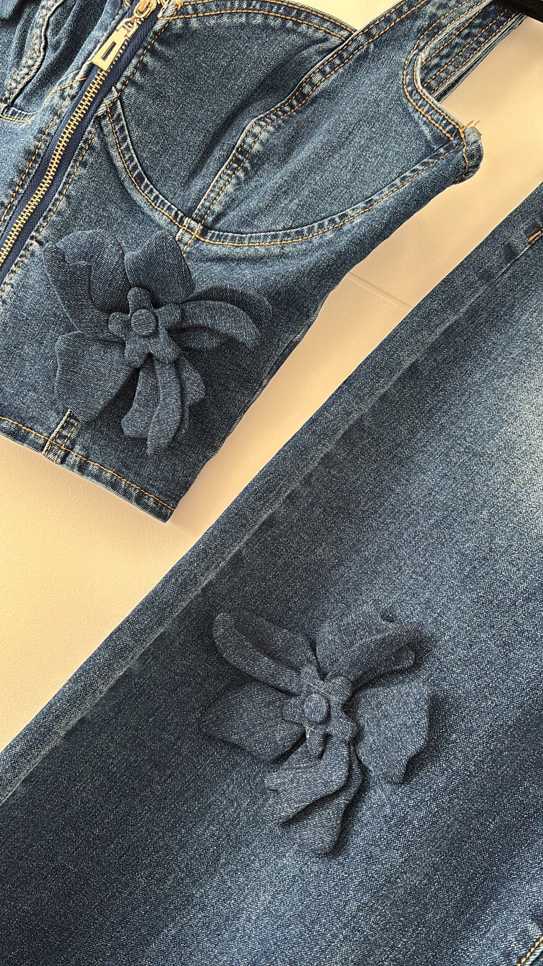 Jeans Flower Set