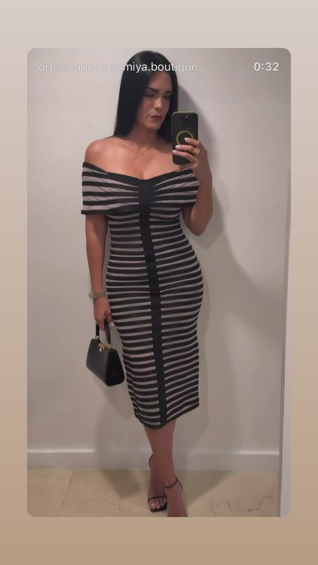Rayado Dress