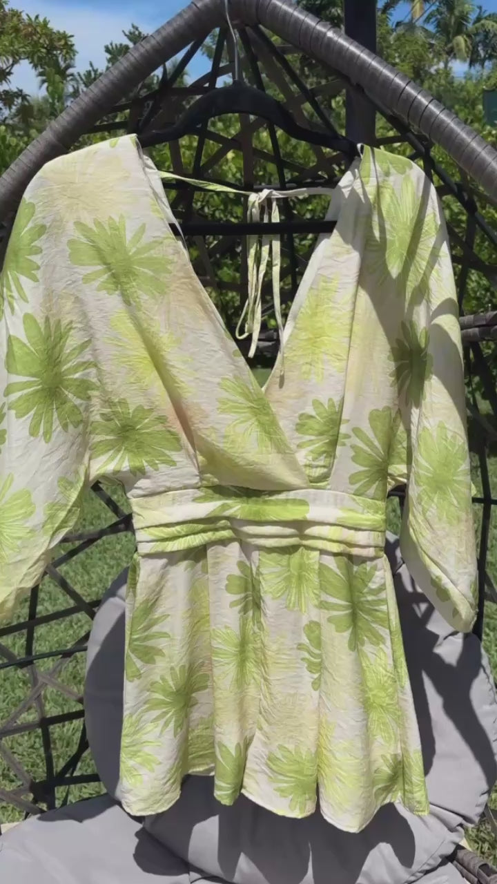 Multigreen Romper