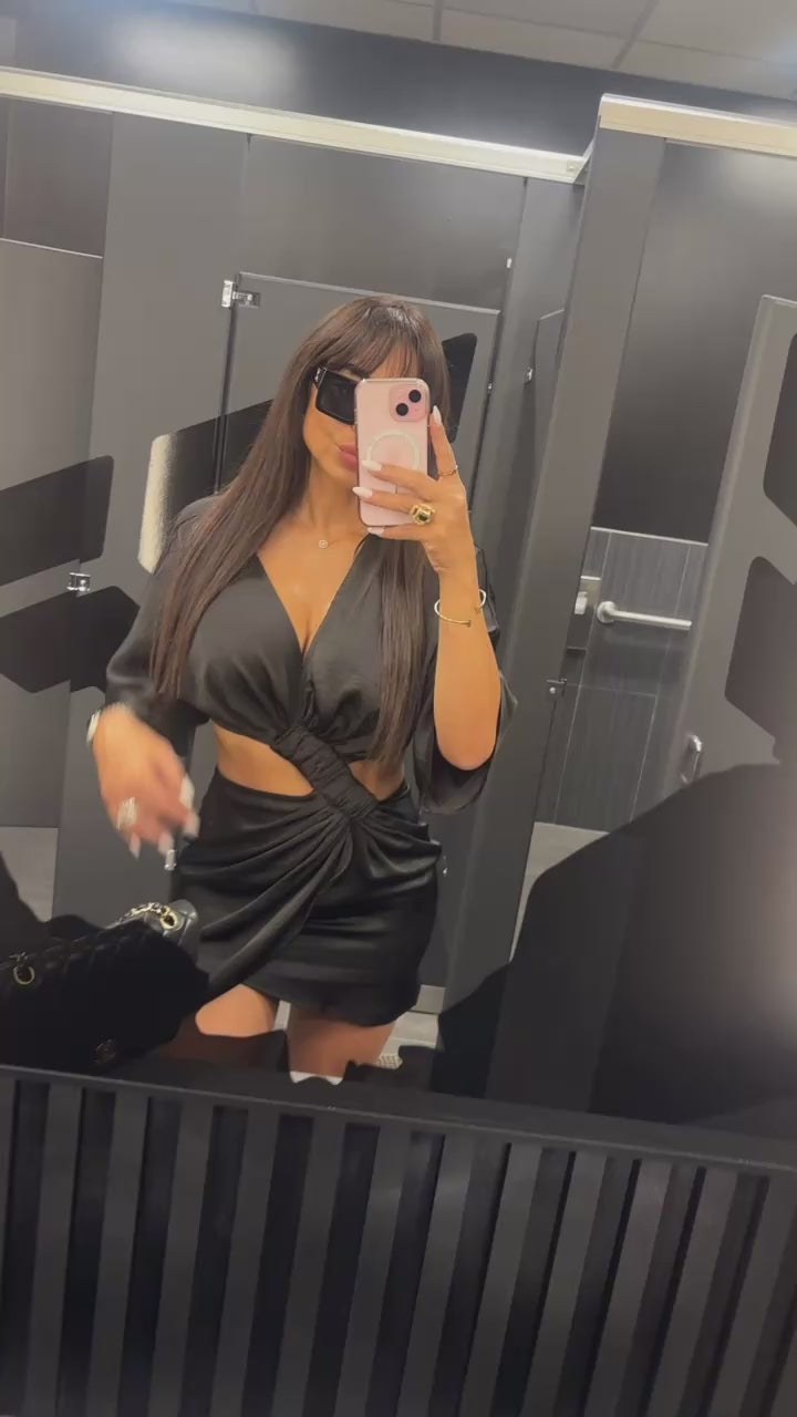 Satiny Dress