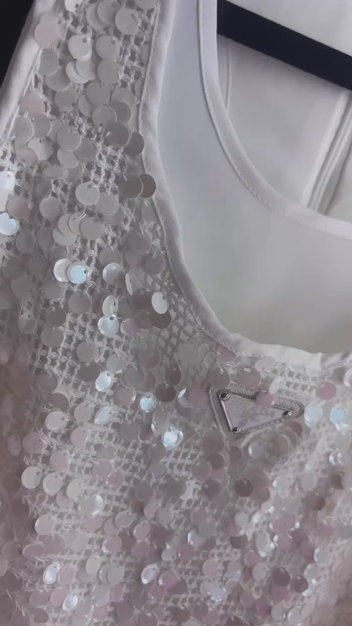 White Prada Dress